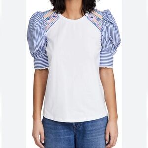 Tanya Taylor Maddie Puff Sleeve Size L